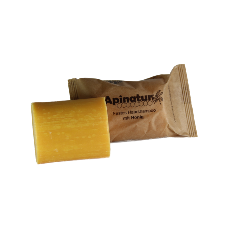 Festes Shampoo mit Honig Festes Shampoo mit Honig