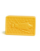Honigseife mit Bienenmotiv